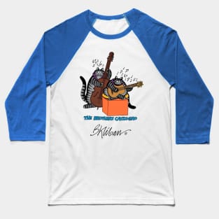 B Kliban Cats Guitar Baseball T-Shirt